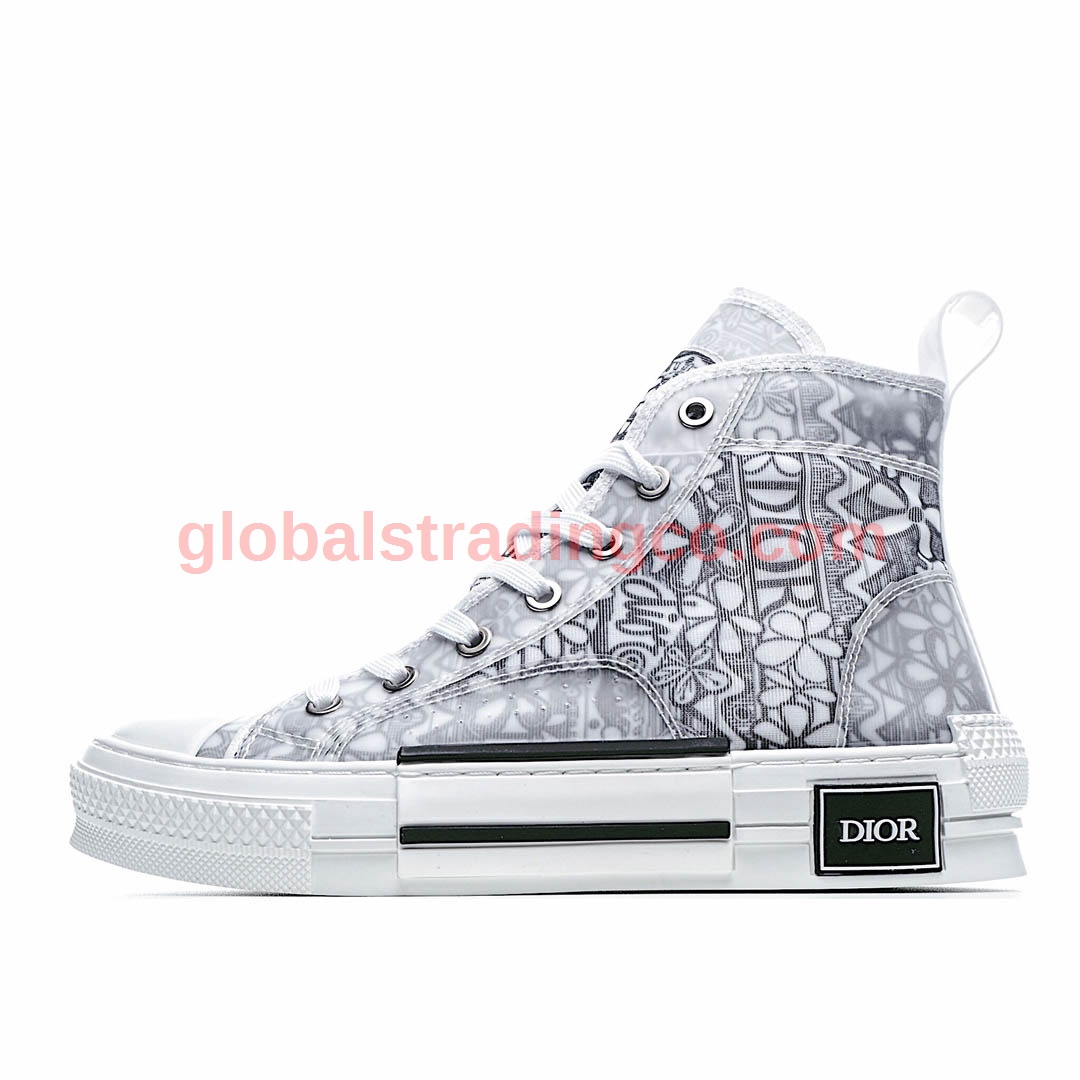 Dior B23 Oblique Slip-on Low Top Sneakers Sheer Print Sneakers